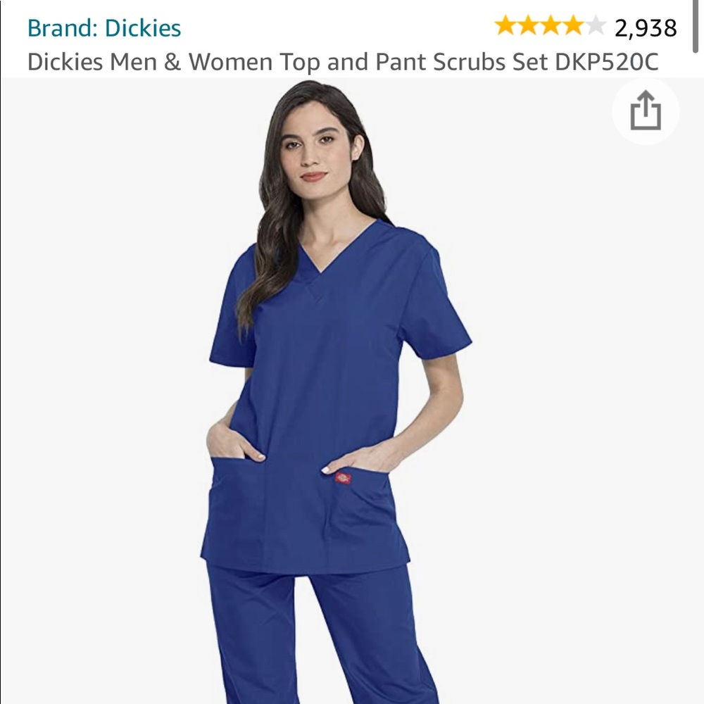 NWT. Dickies scrub top